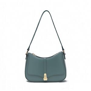 8435 Crescent Shoulder Bag , Vintage Retro Vegan Leather Clutch Tote